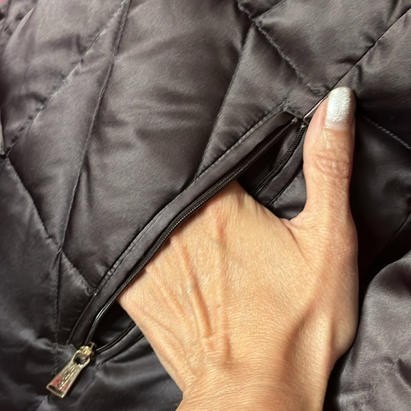 EUC Calvin Klein Brown down puffer jacket - Picture 5 of 16